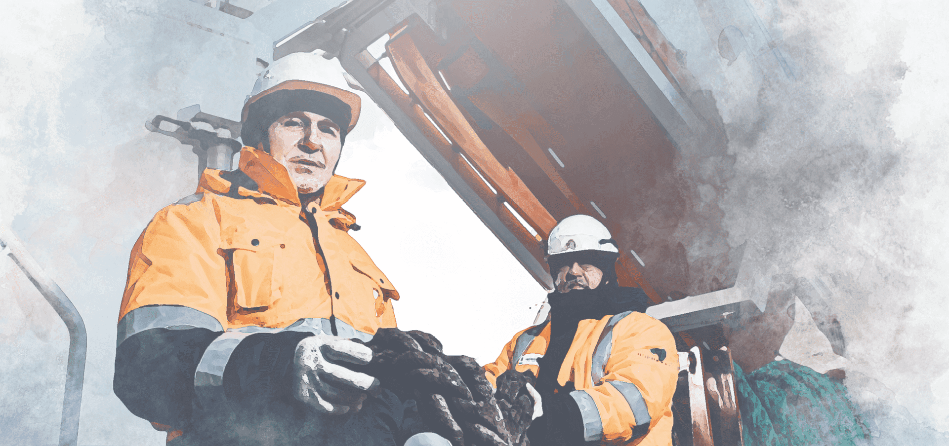 Работники на порту